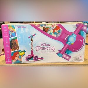 Disney Princess Light-Up Scooter - Pink and Blue